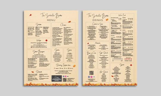 Restaurant menus